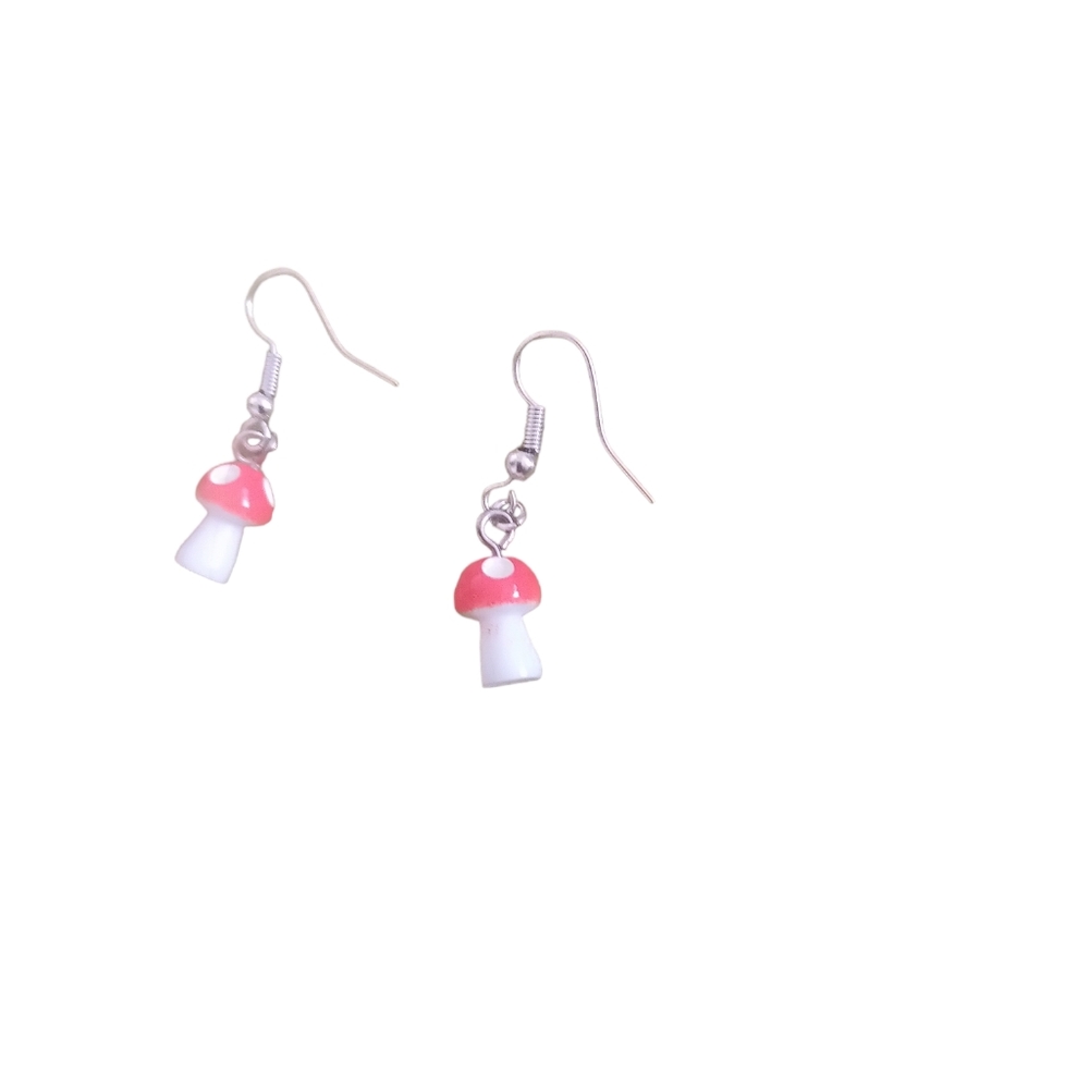 Handmade mushroom Earrings